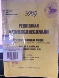 Pendidikan Kewarganegaraan Untuk Perguruan Tinggi