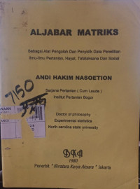 Aljabar Matriks