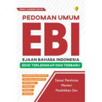 Pedoman Umum EBI Ejaan Bahasa Indonesia Edisi Terlengkap dan Terpadu