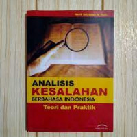 Image of Analisis Kesalahan Berbahasa Indonesia teori dan praktek