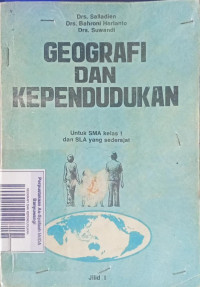 GEOGRAFI DAN KEPENDUDUKAN