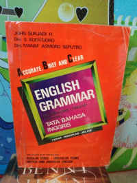 Accurate, Brief, and Clear English Grammar