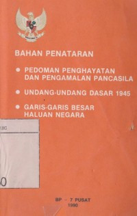 BAHAN PENATARAN