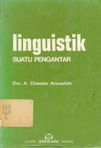 LINGUISTIK SUATU PENGANTAR