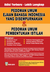 Image of PEDOMAN UMUM EJAAN BAHASA INDONESIA YANG DISEMPURNAKAN DAN PEDOMAN UMUM PEMBENTUKAN ISTILAH