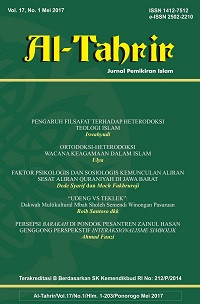 AL-TAHRIR JURNAL PEMIKIRAN ISLAM