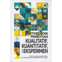 Image of METODE PENELITIAN KUALITATIF, KUANTITATIF, DAN EKSPERIMEN