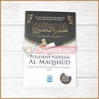 Image of Terjemah Nazham Al-maqshud Cara Belajar Ilmu Sharaf