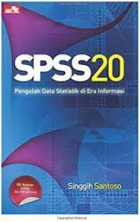 Image of SPSS 20 : Pengolah Data Statistik di Era Informasi
