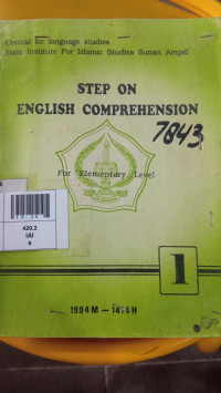 STEP ON ENGLISH COMPREHENSION