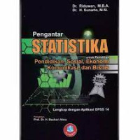 Image of Pengantar Statistika Untuk Penelitian Pendidikan, Sosial, Ekonomi, Komunikasi, dan Bisnis